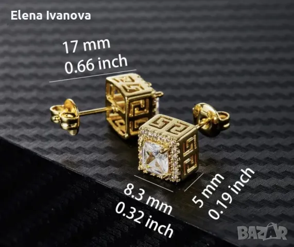 Уникални обеци от медицинска стомана, снимка 2 - Обеци - 49483666