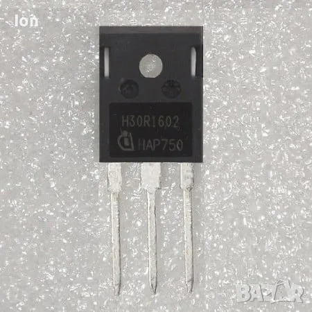 IHW30N160R2 IGBT+Di, 1600V, 30A, 312W транзистор в корпус ТО-247