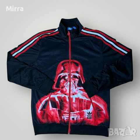 Adidas x Star Wars Dart Vader Y2K Graphic Zip-Up Sport Fleece Jacket
