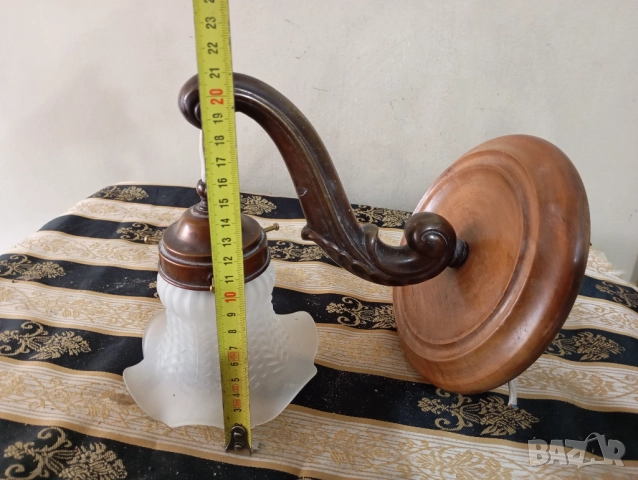 Винтидж аплик за стена, снимка 6 - Лампи за стена - 52317234