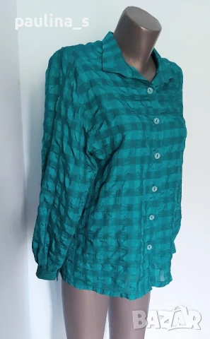 Три броя различни / Дамска риза в каре / памук и пясъчна коприна , снимка 9 - Ризи - 36563946