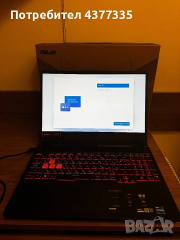 ASUS TUF Gaming F15 (FX506HC-HN007), снимка 3 - Лаптопи за игри - 52472106