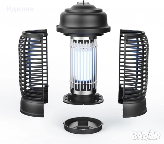 Електрически уред против комари и насекоми Bug Zapper QH50A-20W – 20W, обхват 80м, снимка 2 - Други - 51995286