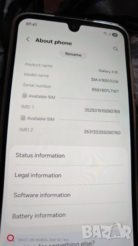 Samsung a16  4/128gb