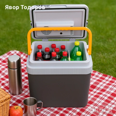 Хладилна кутия Oliver Voltz, 24 литра, активна, охлаждане и затопляне, снимка 3 - Хладилници - 53742853