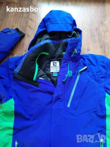 SALOMON Men's Iceglory ski jacket - мъжко ски яке КАТО НОВО L, снимка 4 - Якета - 52079847