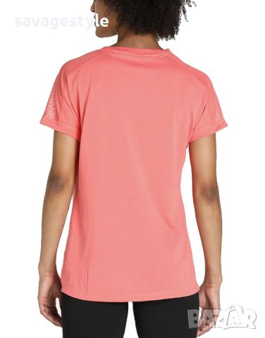 Дамска тениска PUMA Logo Boyfriend Training Tee Orange, снимка 2 - Тениски - 46165811