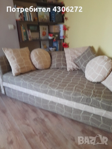 Диван с функция сън, кръгъл с диаметър 2м., снимка 4 - Дивани и мека мебел - 52247703