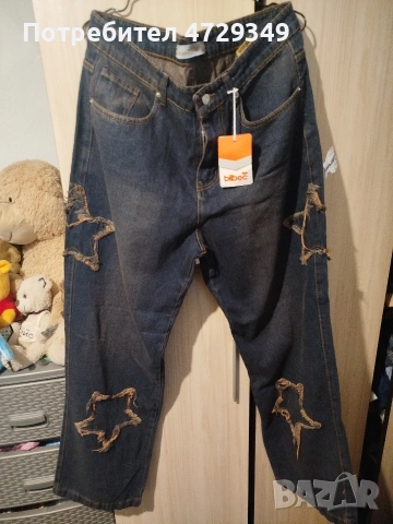 Дънки с прав крачол , снимка 2 - Дънки - 53379582