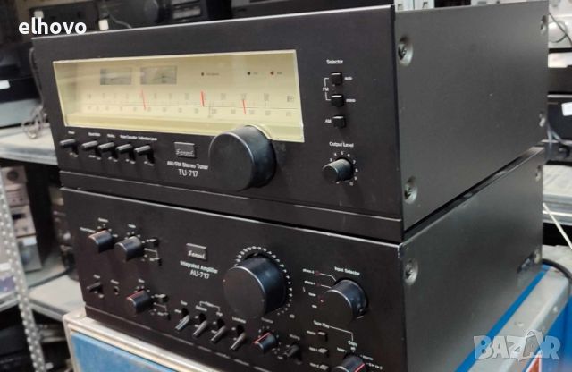 Стерео усилвател и тунер Sansui AU-717, TU-717, снимка 6 - Ресийвъри, усилватели, смесителни пултове - 45351669