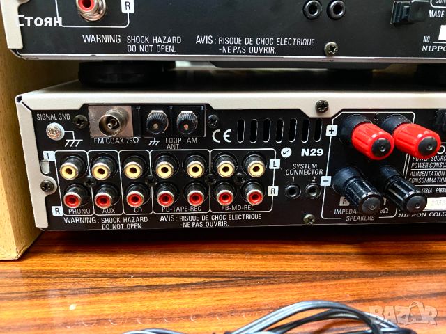 Транзисторна аудиосистема Denon с ДУ, снимка 11 - Аудиосистеми - 46430919
