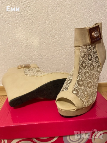 Дамски обувки на платформа, снимка 5 - Дамски елегантни обувки - 52850058