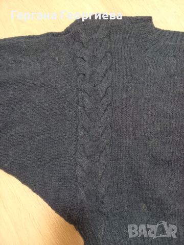 Дамски вълнен пуловер, снимка 2 - Блузи с дълъг ръкав и пуловери - 45386332