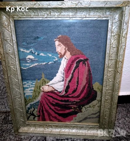 ръчно ушит гоблен Замъкът Иф / Замък Монте Кристо, снимка 5 - Гоблени - 50991651