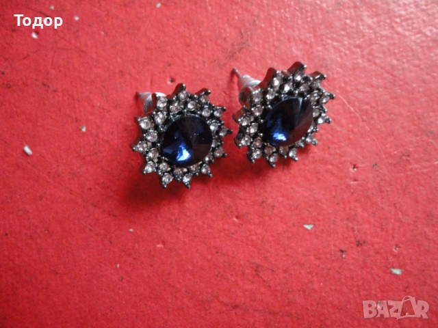 Страхотни обеци с камъни 4 , снимка 5 - Обеци - 54088842
