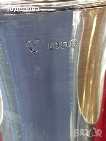 Лот Сребърни чаши,солидно Сребро проба 925-800/сребро,чаша,кана/, снимка 7 - Чаши - 52167811