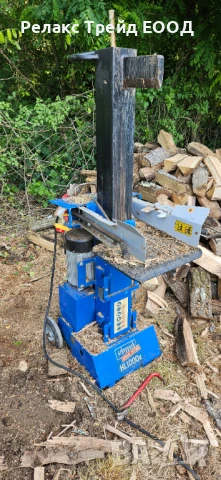 Професионална трифазна цепачка за дърва, 10 тона, Scheppach HL1000V