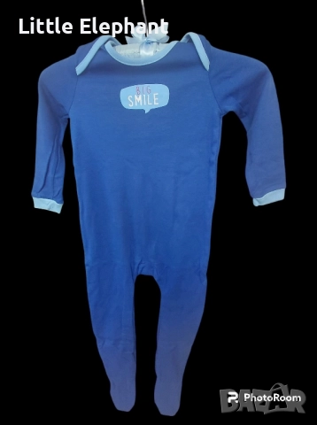 Цялостно ромпърче за 3-6 мес момченце"Big smile",Англия/ново