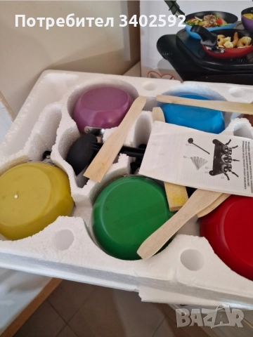 Tristar парти комплект Уок - тигани и плоча, снимка 2 - Скари - 52470346