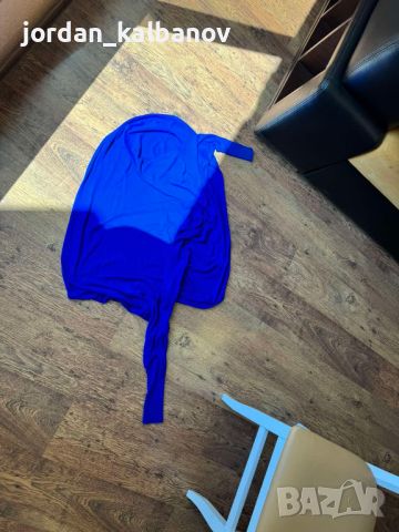 Супер естравагадна блуза с дълък ръкав синя само за 5лв., снимка 8 - Блузи с дълъг ръкав и пуловери - 45628874