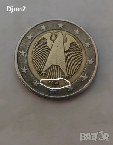 Рядка евро монета виждат се аномалиите, снимка 2 - Нумизматика и бонистика - 53401733