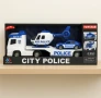 Автовоз с полицейски коли и хеликоптер, "City Police Transporter", снимка 5