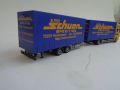 HERPA H0 1/87 SCANIA КАМИОН МОДЕЛ ТИР, снимка 7