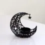 Метална поставка за чаени свещи във формата на луна НОВО, снимка 2