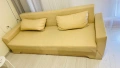 Кожен диван разтегателен , снимка 1