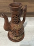 Декоративен глинен съд /ваза за сухи цветя/ свещник , снимка 3