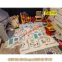 Сгъваемо детско килимче за игра, топлоизолиращо 160x180x1cm - Трафик + Джунгла - КОД 4142, снимка 6