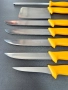 Комплект професионални немски месарски ножове 5 броя със сатър и масат, снимка 5