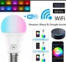 Интелигентна WiFi,smart , LED крушка ,с достъп за управление, снимка 5