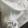 Елегантна нежна бяла туника блуза за бременни бременна H&M MAMA р. L-XL, снимка 9