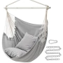 Стол Хамак X-Large с 2 Възглавници и Страничен Джоб – Висяща Люлка, снимка 5