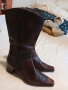 Кафяви ботуши на fashion line естествена кожа, снимка 2