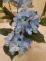 Изкуствена синя хортензия , снимка 1 - Декорация за дома - 45506218