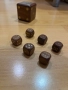 Дървени зарове, 6 бр., снимка 2
