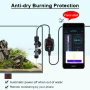 Sgizoku 100W нагревател за аквариум с приложение за смартфон, Bluetooth управление, 35-100 литра, снимка 5
