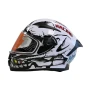 Каска за мотор, Шлем+ слюда, 4 размера, White, снимка 4