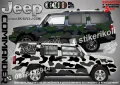 Jeep Cherokee SK-SJV3-J-CH Кaмуфлаж Офроуд Джип Пикап Лодка Camouflage Off-Road стикери, снимка 2