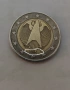 Рядка евро монета виждат се аномалиите, снимка 2