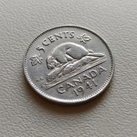 5 цента 1941 Канада, снимка 1 - Нумизматика и бонистика - 45436993