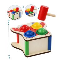 3567 Детска играчка Раче с топчета и чук, снимка 5 - Образователни игри - 45790648