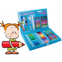 Детски комплект за рисуване в куфар 86 части!, снимка 2 - Рисуване и оцветяване - 45571722