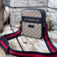 Мъжка чанта бежова Gucci реплика, снимка 1 - Чанти - 45527373