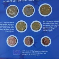 Латвия 2014 - Евро Сет - комплектна серия от 1 цент до 2 евро , 8 монети, снимка 2 - Нумизматика и бонистика - 45210971