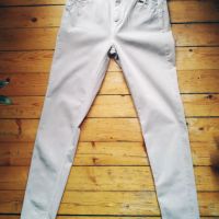 Бежови, дамски дънки тип Skinny Jeans на Benetton, снимка 1 - Дънки - 45880742