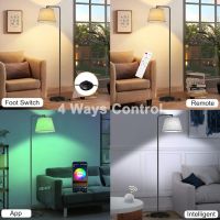 Подова лампа хол, WiFi RGBCW подова лампа LED димируема, съвместима с Alexa Google Home НОВА, снимка 2 - Лед осветление - 45872293