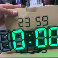 3D Часовник с Аларма / Настолен или Стенен, снимка 3 - Други - 45238177